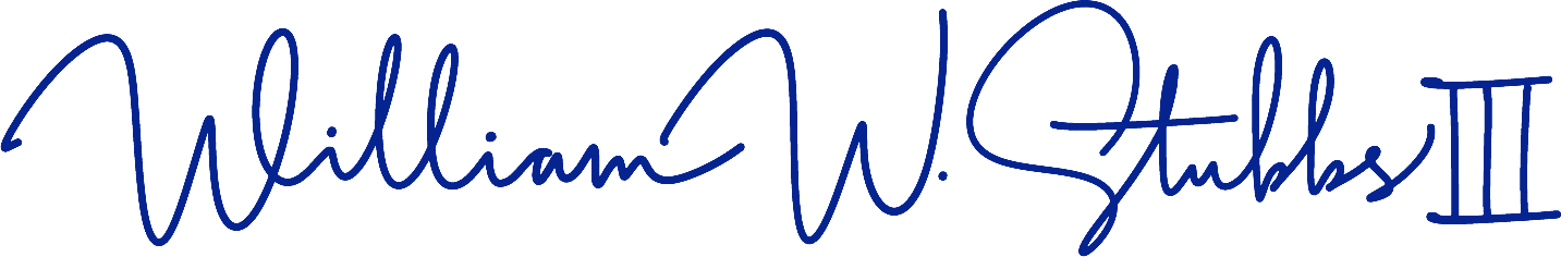 Signature of William W. Stubbs III.